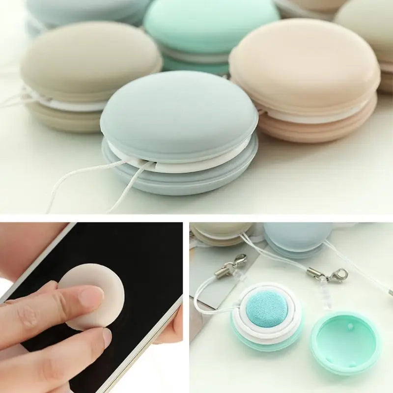 Mini Microfiber Screen Cleaner Pendant – Phone, Glasses & Lens Wipe