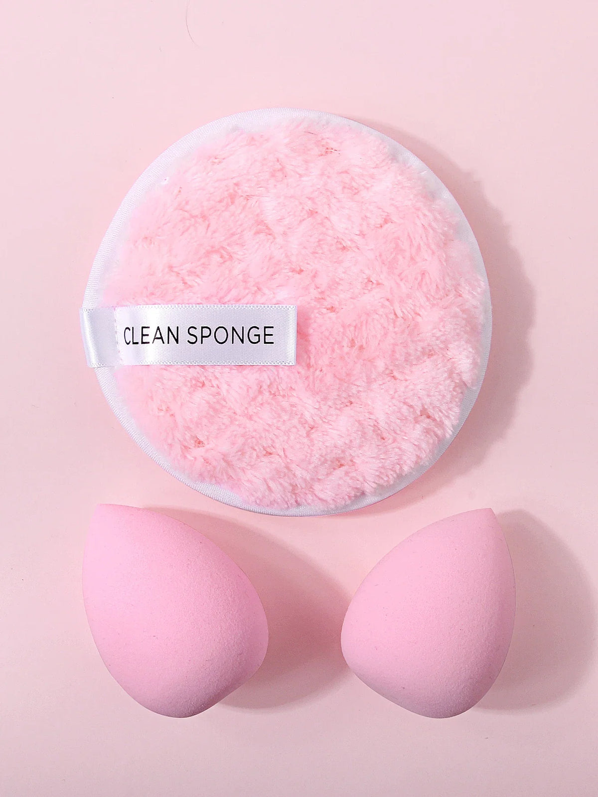 Nixie Makeup Sponge & Reusable Remover Puff Set – 3 Pc