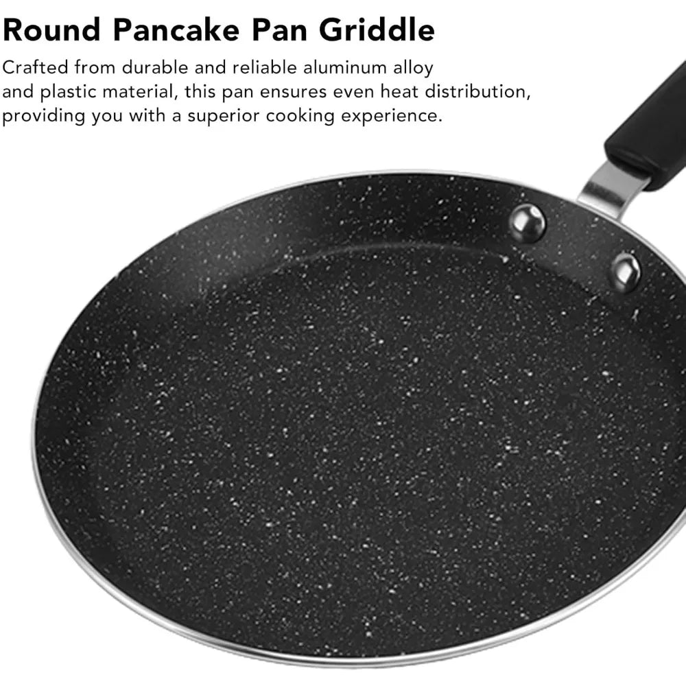Nonstick Crepe Pan – Pancake, Omelette & Pizza Skillet