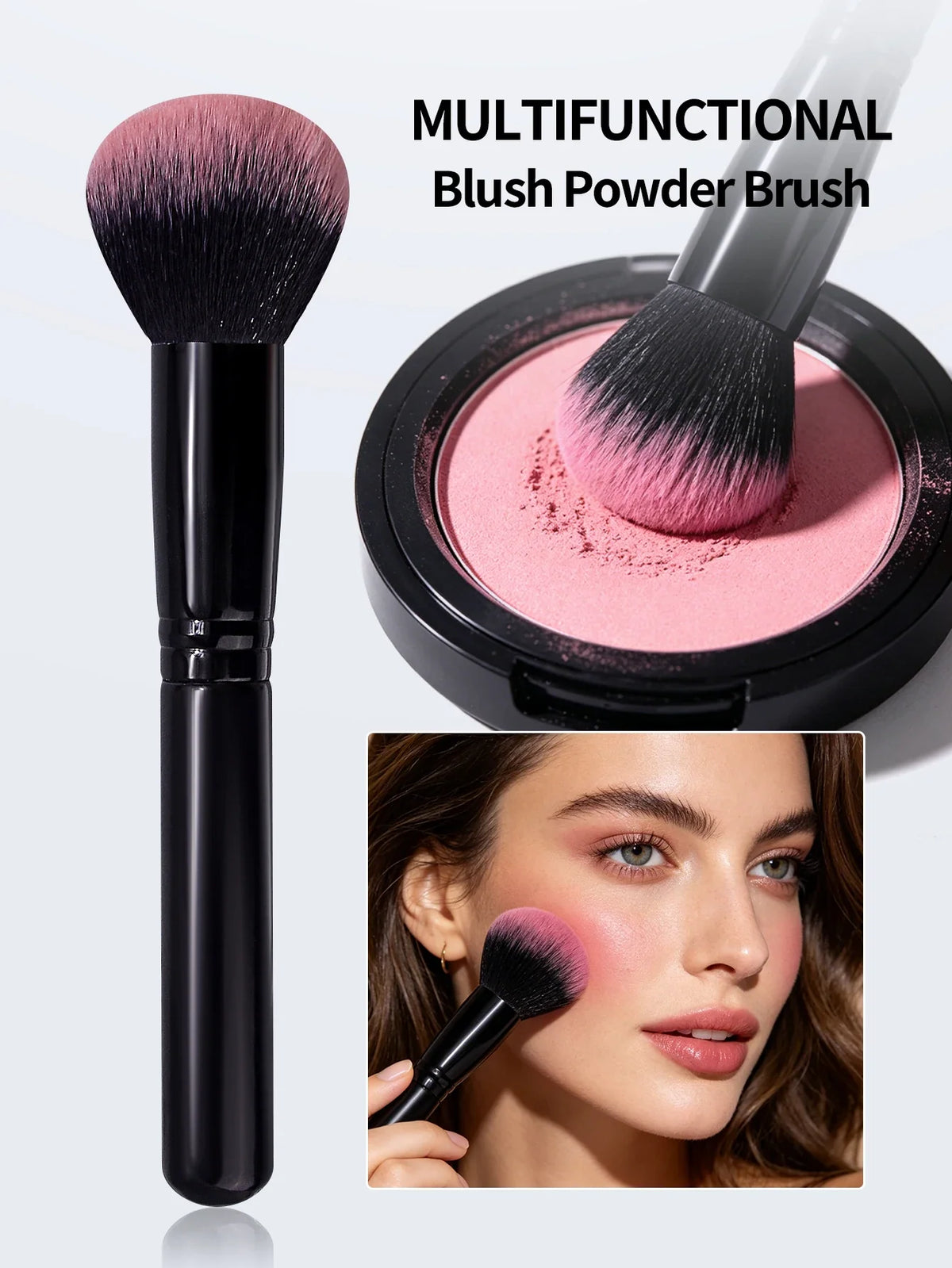 Ultra-Soft Blush Brush – Contour & Powder Makeup Brush
