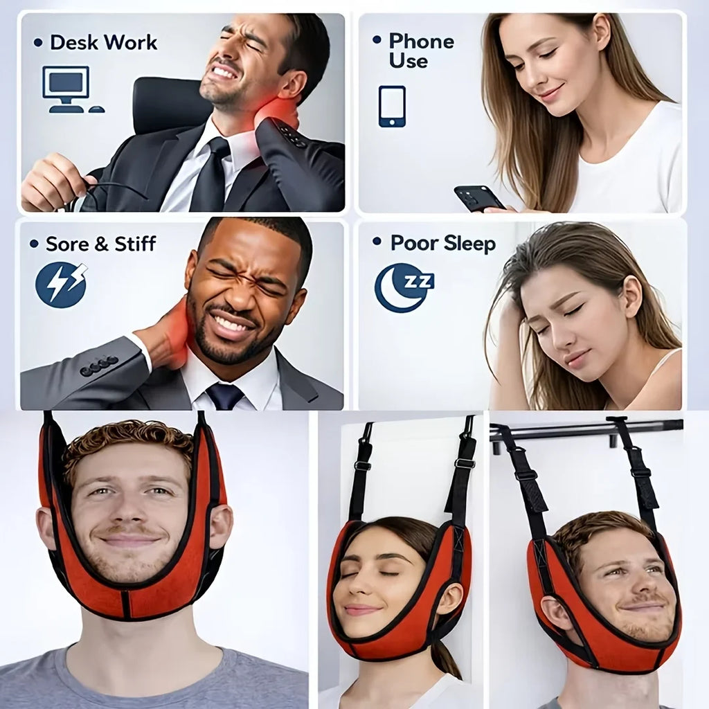 Door Hanging Neck Brace – Thickened Cervical Support Strap