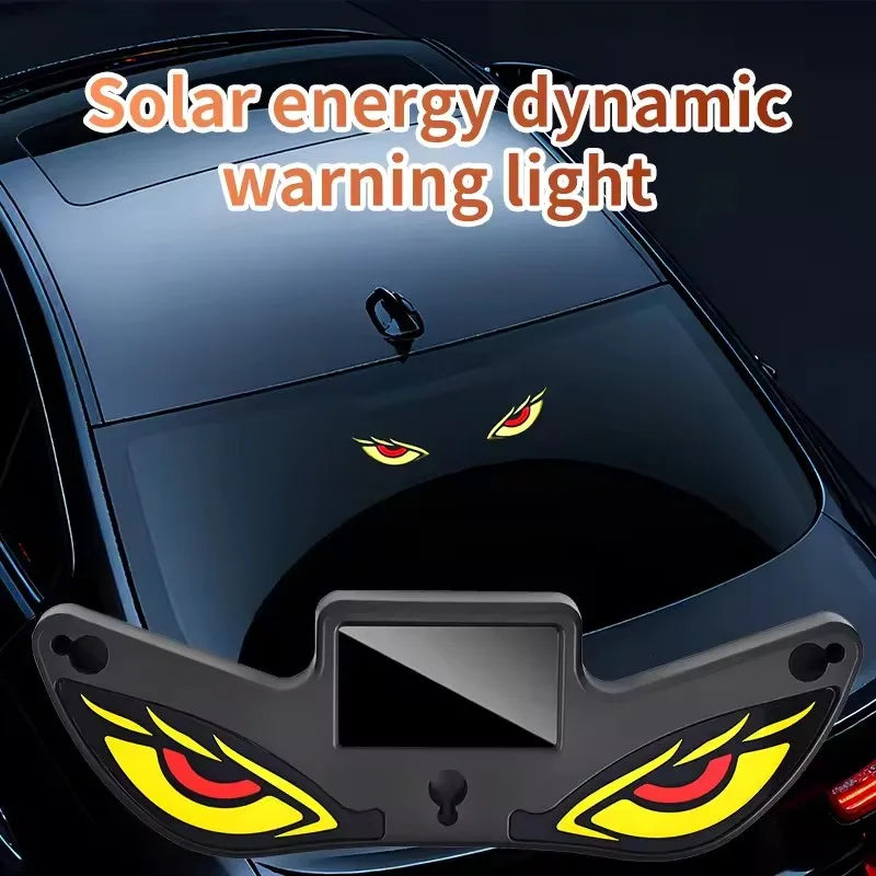 Solar Demon Eye LED Car Atmosphere Light | Wireless USB