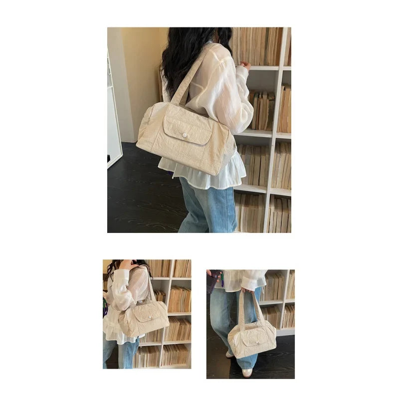 Lightweight Large-Capacity Women's Sports & Travel Shoulder Bag