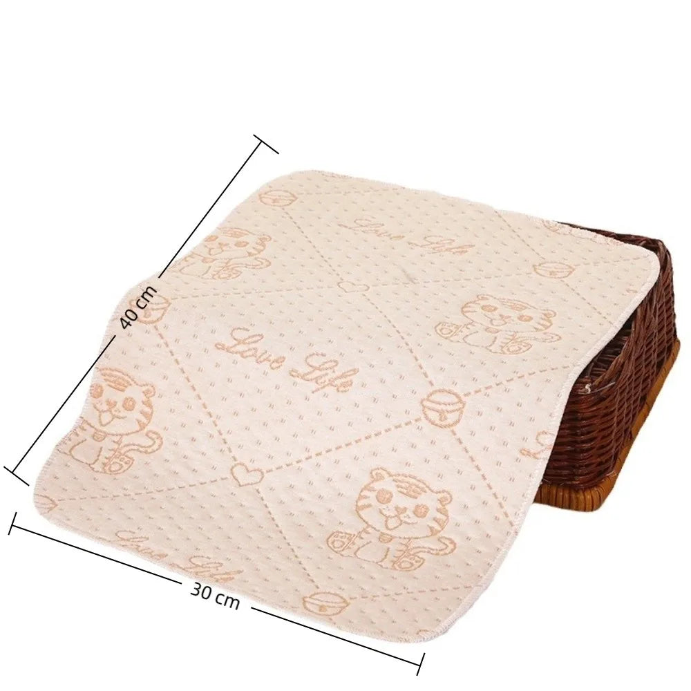 Reusable Waterproof Cotton Baby Changing Mat | Play Mat