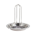 Stainless Steel Vertical Chicken Roaster Stand with Drip Tray