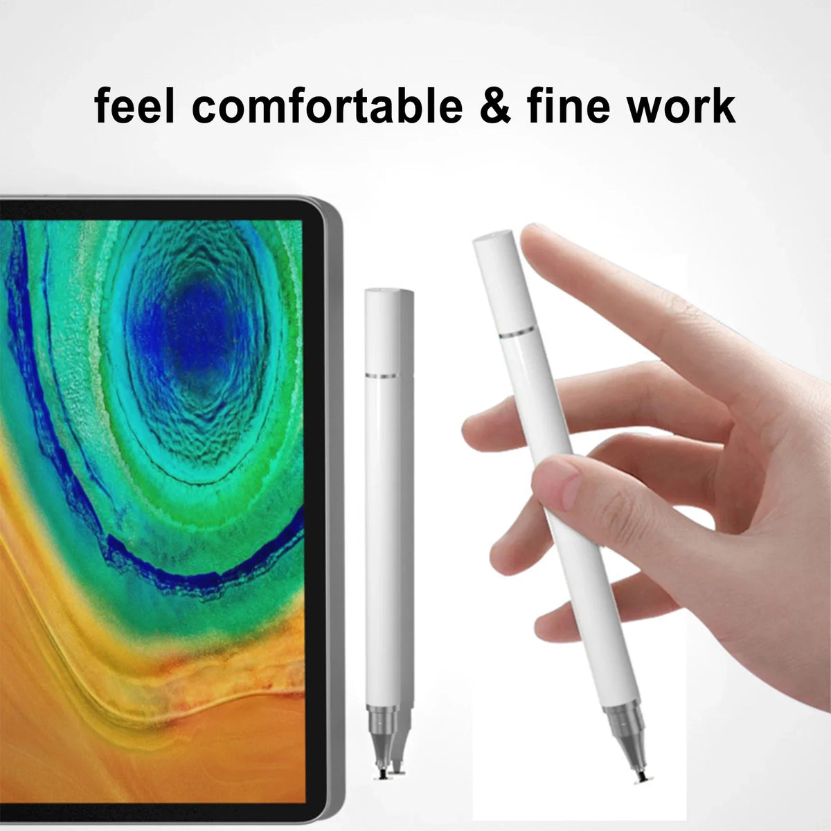 2-in-1 Touchscreen Stylus & Ballpoint Pen for Tablets