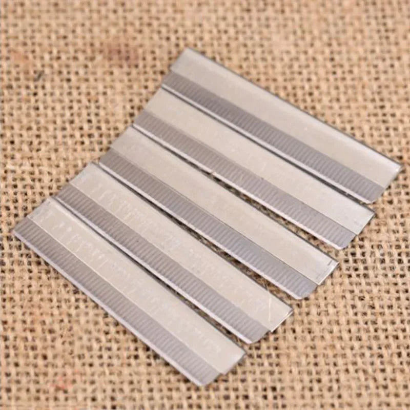 10-Pack Stainless Steel Eyebrow Razor Trimmer Set | Cosmetic Tool