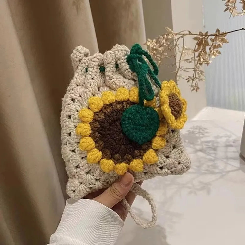 DIY Sunflower Crochet Bag Kit – Beginner Crossbody Starter Set