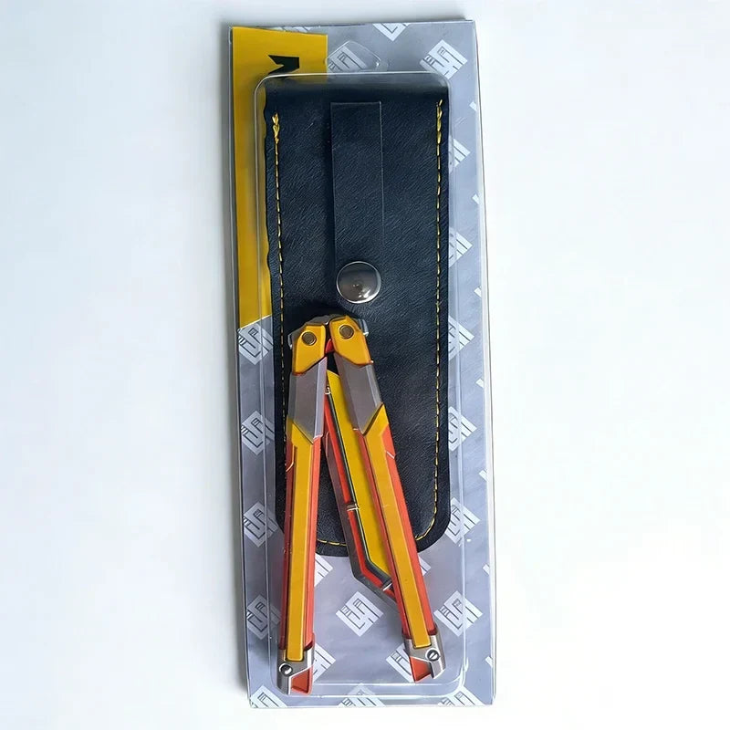 Valorant RGX Foldable Butterfly Knife Toy – 20cm Zinc Alloy