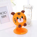 3D Cartoon Animal Phone Stand – Foldable Silicone Desk Holder