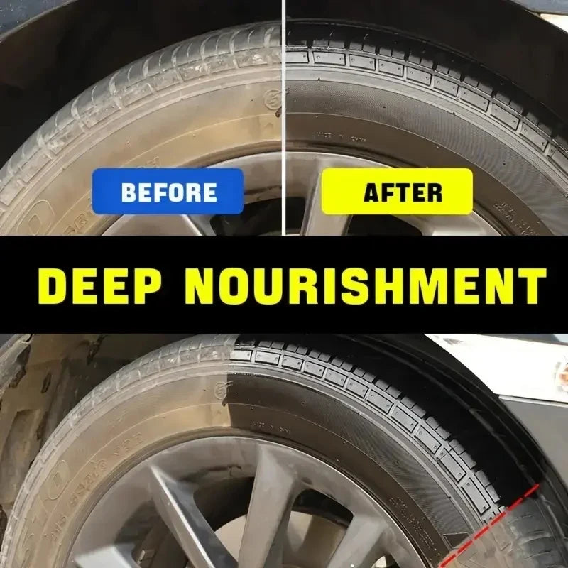 Car Tire Polish Wax – Plastic Enhancer & Coating