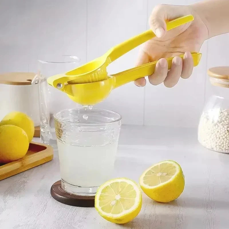 Manual Lemon Squeezer Clip – Mini Portable Aluminum Hand Juicer