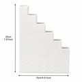 Wall Mounted Zip Tie Organizer – 6 Labeled Size Slots
