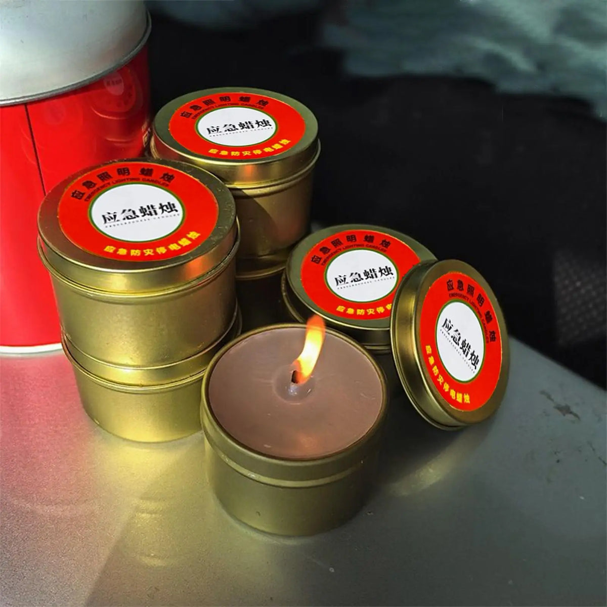 10-Pack Flameless Windproof Emergency Survival Candles