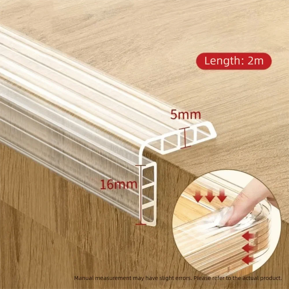 Transparent Corner Guard Strip – Self-Adhesive PVC Edge Protector