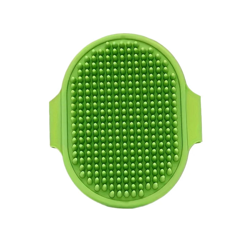 Silicone Pet Bath Brush – Cat & Dog Grooming Massage Comb