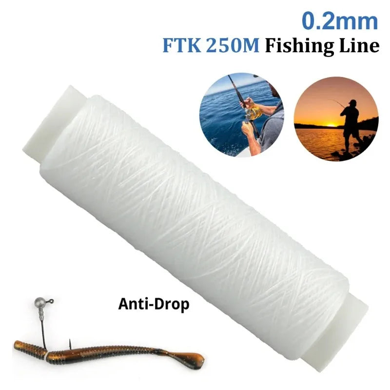 Nixie 0.2mm 250M Elastic Fishing Line – Invisible Bait Thread