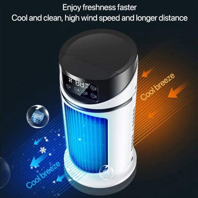 USB Desktop Cooling Fan with Timer – Portable & Quiet