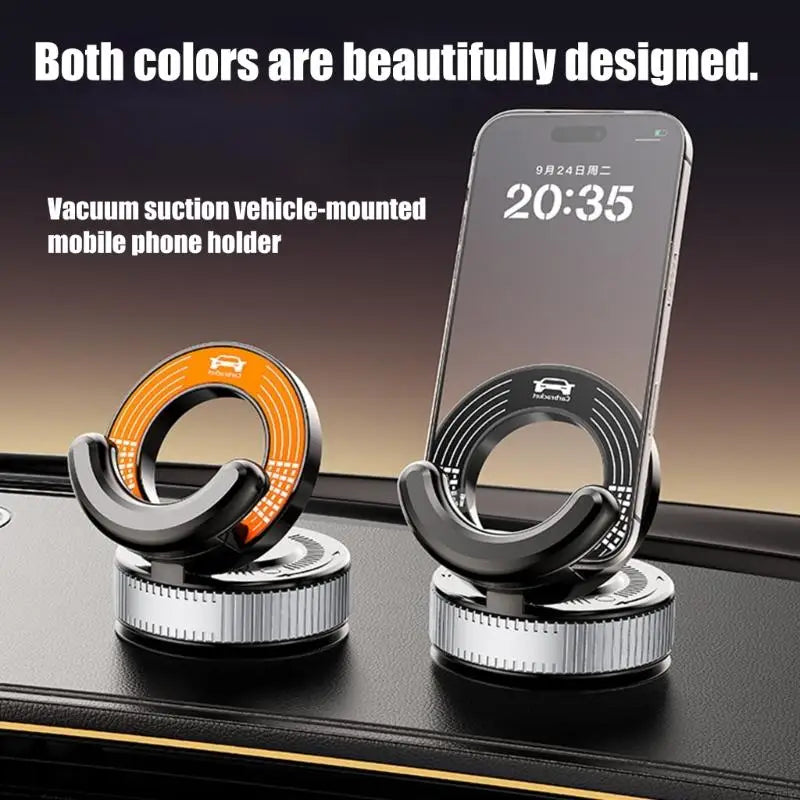 Universal Car Phone Holder – 360° Rotation & Suction Mount