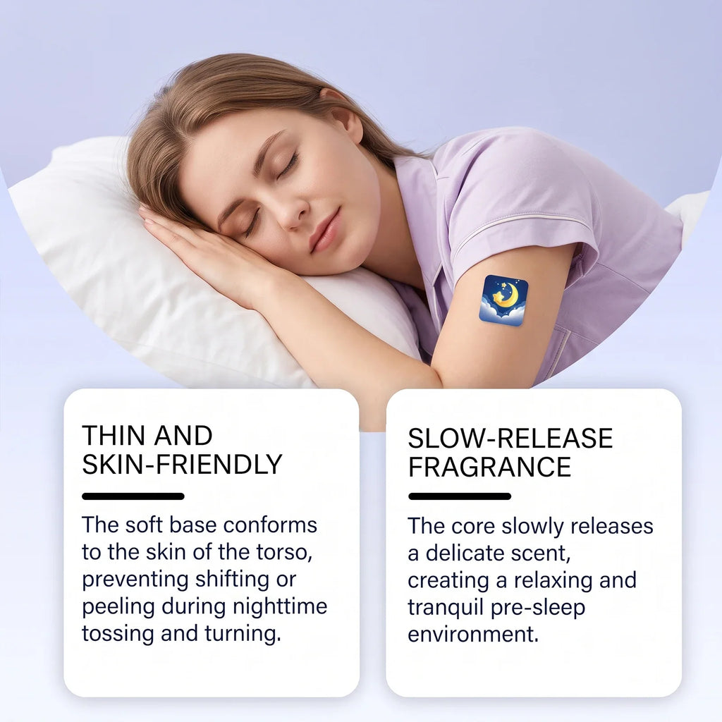 30Pcs Sleep Patches – Soothing Bedtime Body Stickers | Night Rest