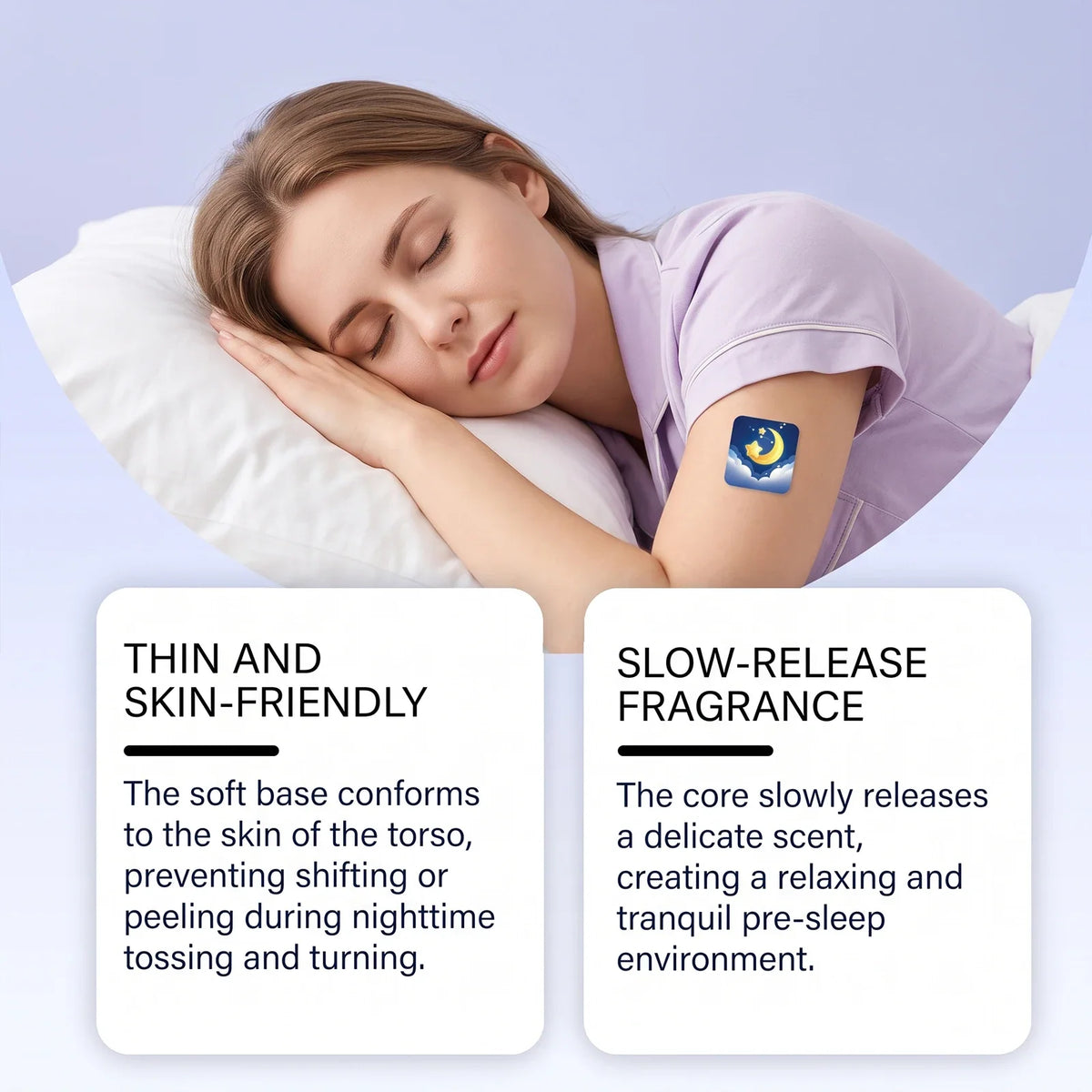 30Pcs Sleep Patches – Soothing Bedtime Body Stickers | Night Rest