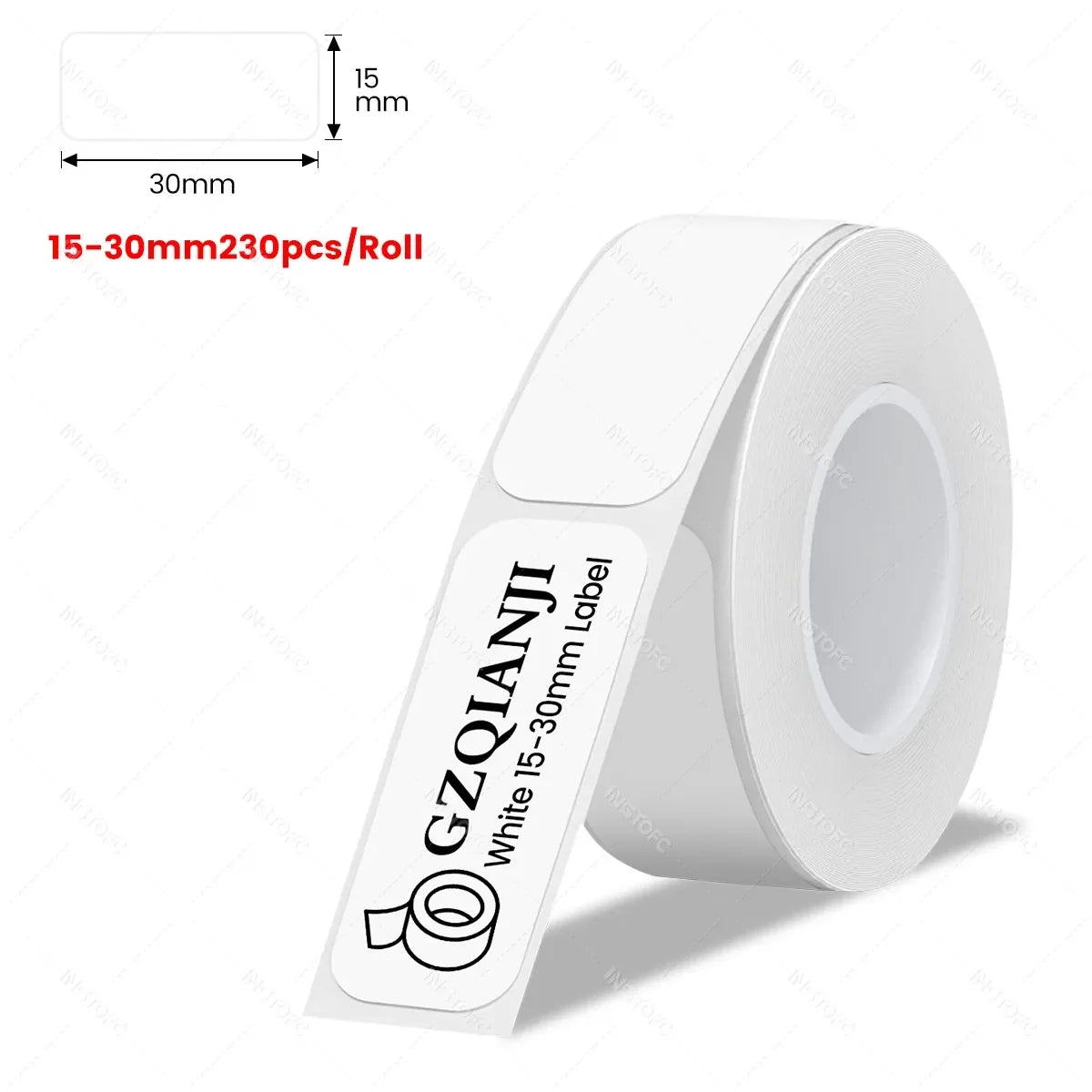 Thermal Label Tape 12–15mm Roll for Marklife P11 P12 DELI Q2 D30