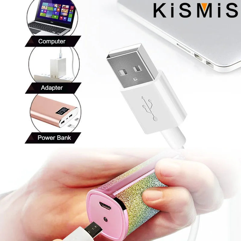 2-in-1 Electric Eyebrow & Facial Hair Trimmer USB Rechargeable