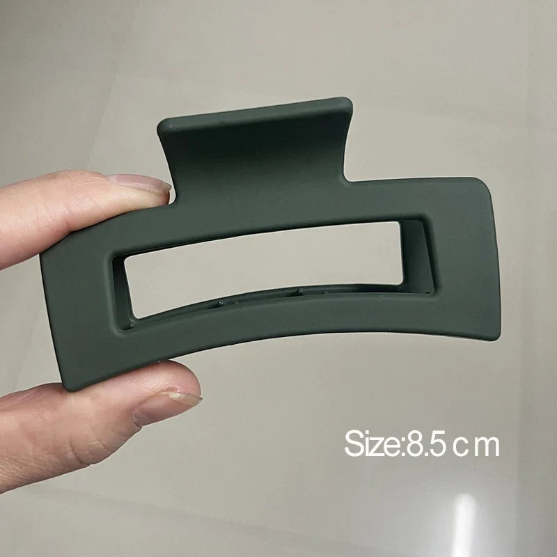 Large Acrylic Hair Claw Clip – Korean Geometric Barrette