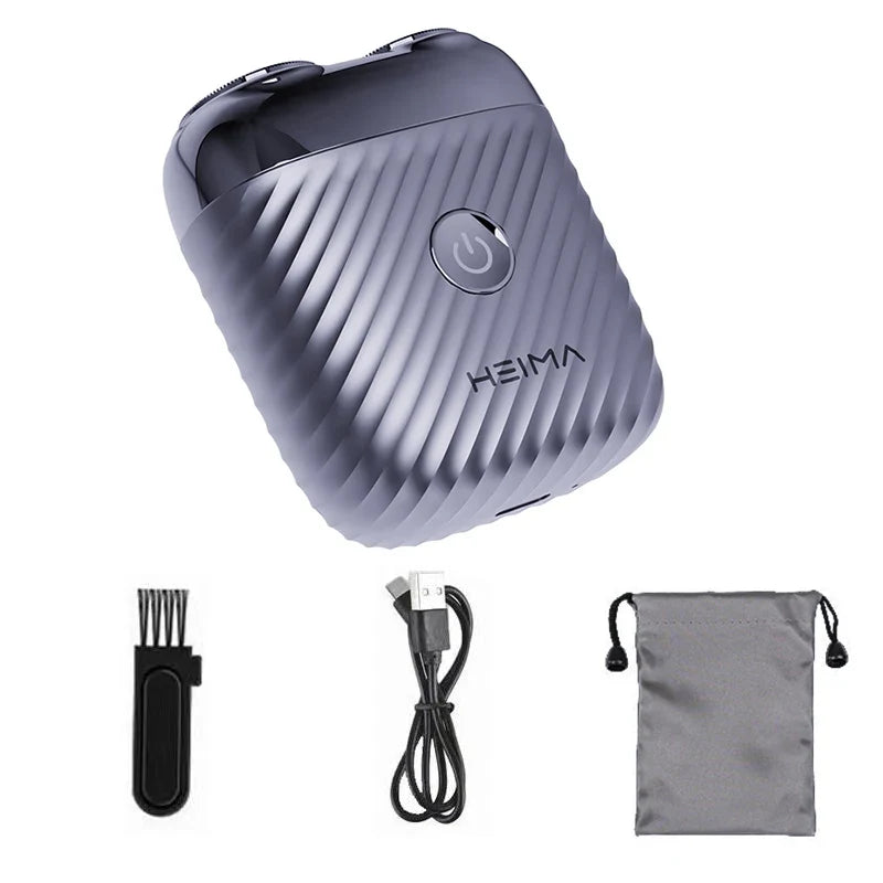 Portable Mini Electric Shaver for Men – IPX7 Twin Blade USB-C