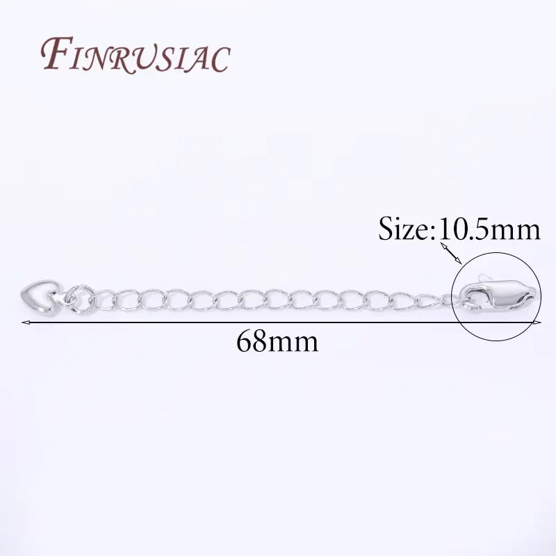 Gold Plated Lobster Clasp Extension Chain 66mm – DIY Jewelry