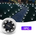 8 LED Solar Ground Light – Waterproof Garden Path Lawn Lamp