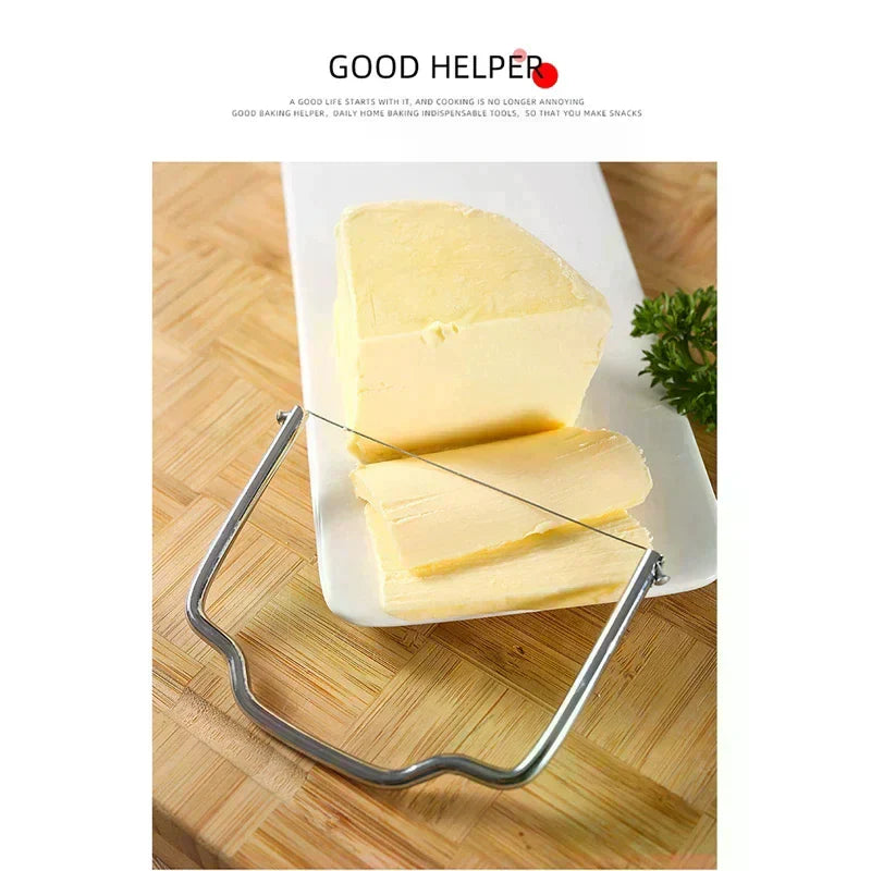 Wire Cheese & Butter Slicer – Stainless Steel Kitchen Tool