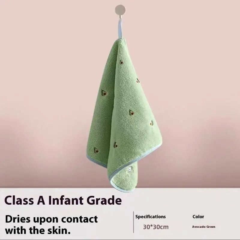 JETTING Embroidered Cotton Hand Towel 30x30cm – Soft & Absorbent