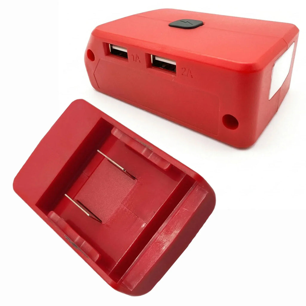 LED Work Light Adapter for Power X Change 18V Battery | USB & 12V