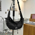 Color-Block Crossbody Bag – Large Capacity Shoulder & Gym Bag