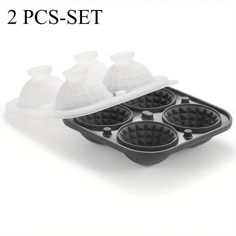 Large Silicone Sphere Ice Mold – Crystal Ball Whiskey Gift