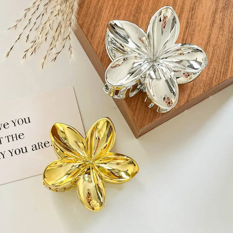 Korean Hawaiian Gradient Flower Hair Claw Clip for Women