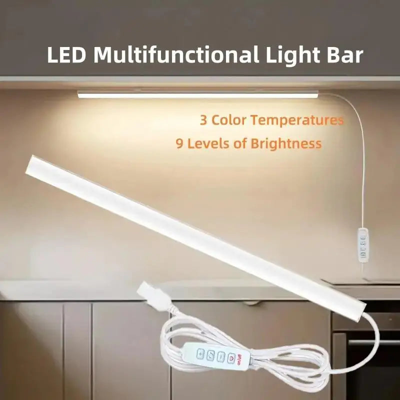 Dimmable LED Light Bar – 3 Color Modes & 9 Brightness Levels