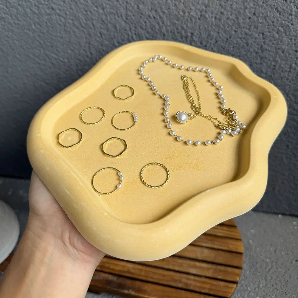 Wavy Tray & Bow Jewelry Box Silicone Mold – Resin DIY Craft