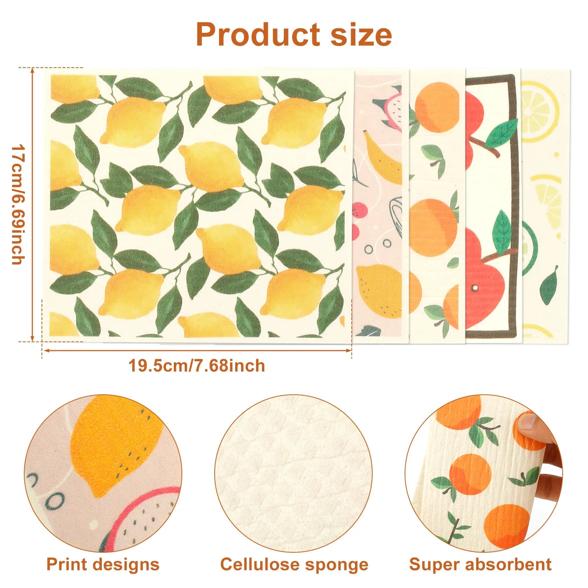 Swedish Dishcloths Set – Absorbent Reusable Kitchen Dish Rags