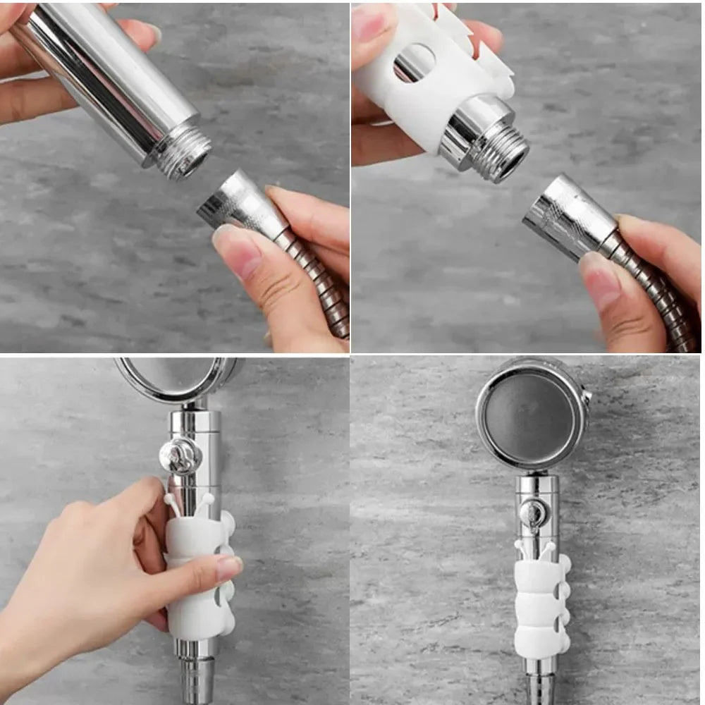 Adjustable Suction Cup Shower Head Holder – Punch-Free