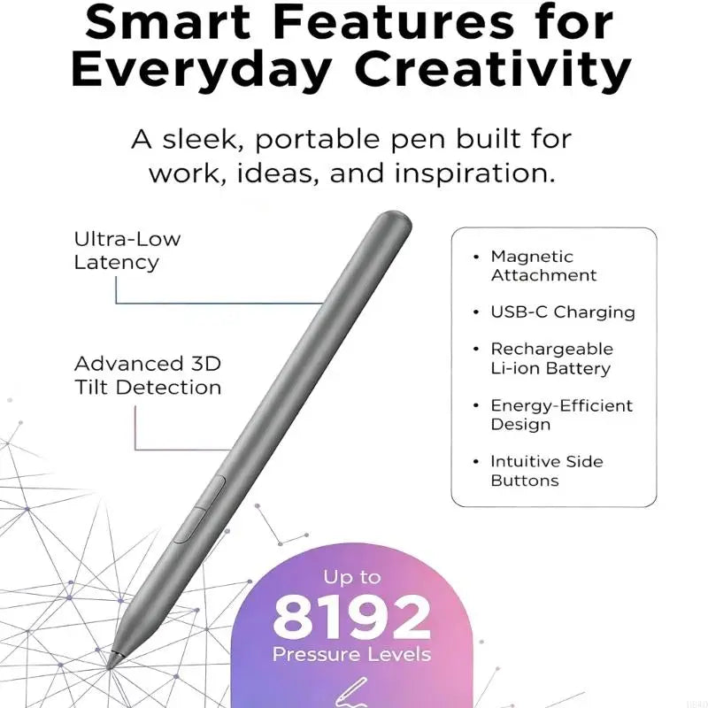 Rechargeable Active Stylus Pen – 8192 Levels for Lenovo Yoga