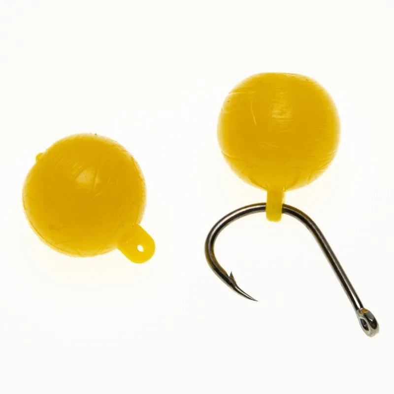 40/50Pcs Corn Flavor Floating Ball Carp Fishing Soft Bait Lures