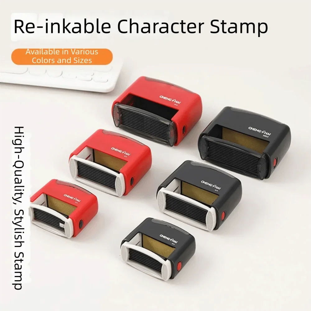 DIY Self-Inking Stamp Kit – Multi-Size Monogram Stamp Set