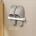 Wall Mounted Slipper Rack – No-Drill Shoe Organizer
