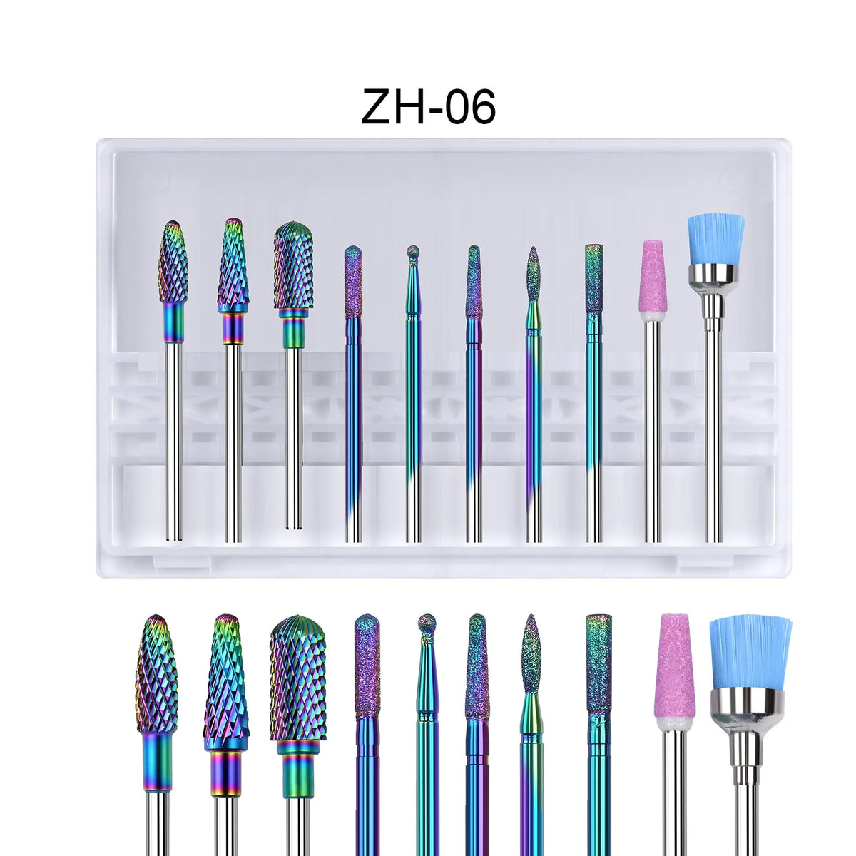 Tungsten Carbide Nail Drill Bit Set – Cuticle & Polishing