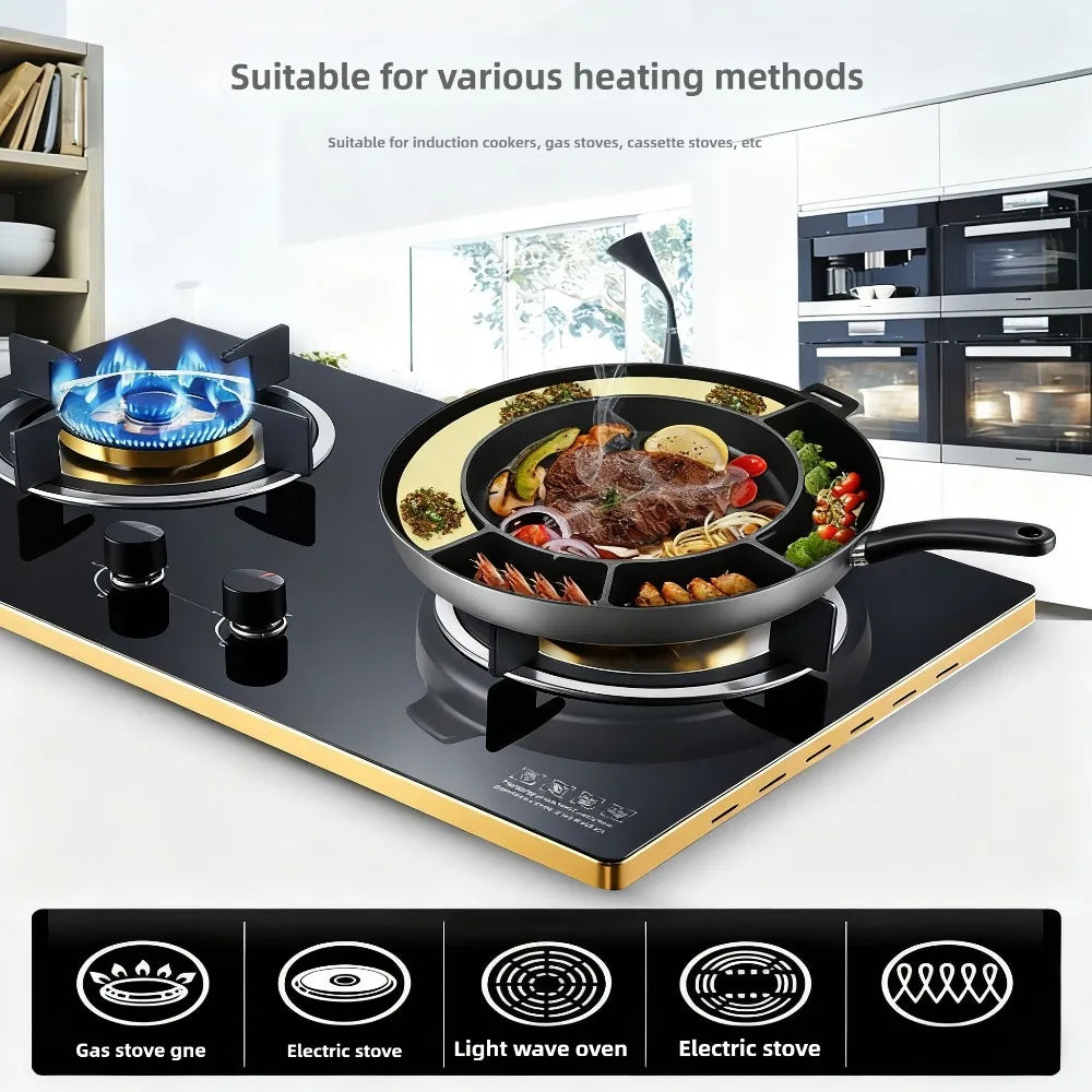 KOSUN Non-Stick Grill & Frying Pan – Steak, Cheese, Pancake