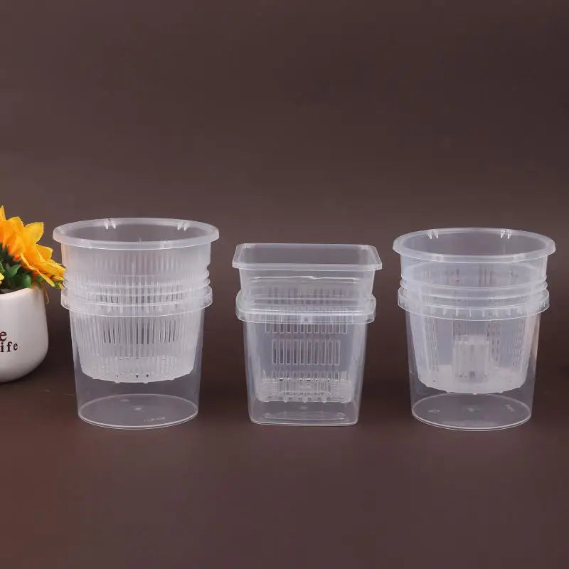 Double Layer Self-Watering Nursery Pot with Drainage Holes