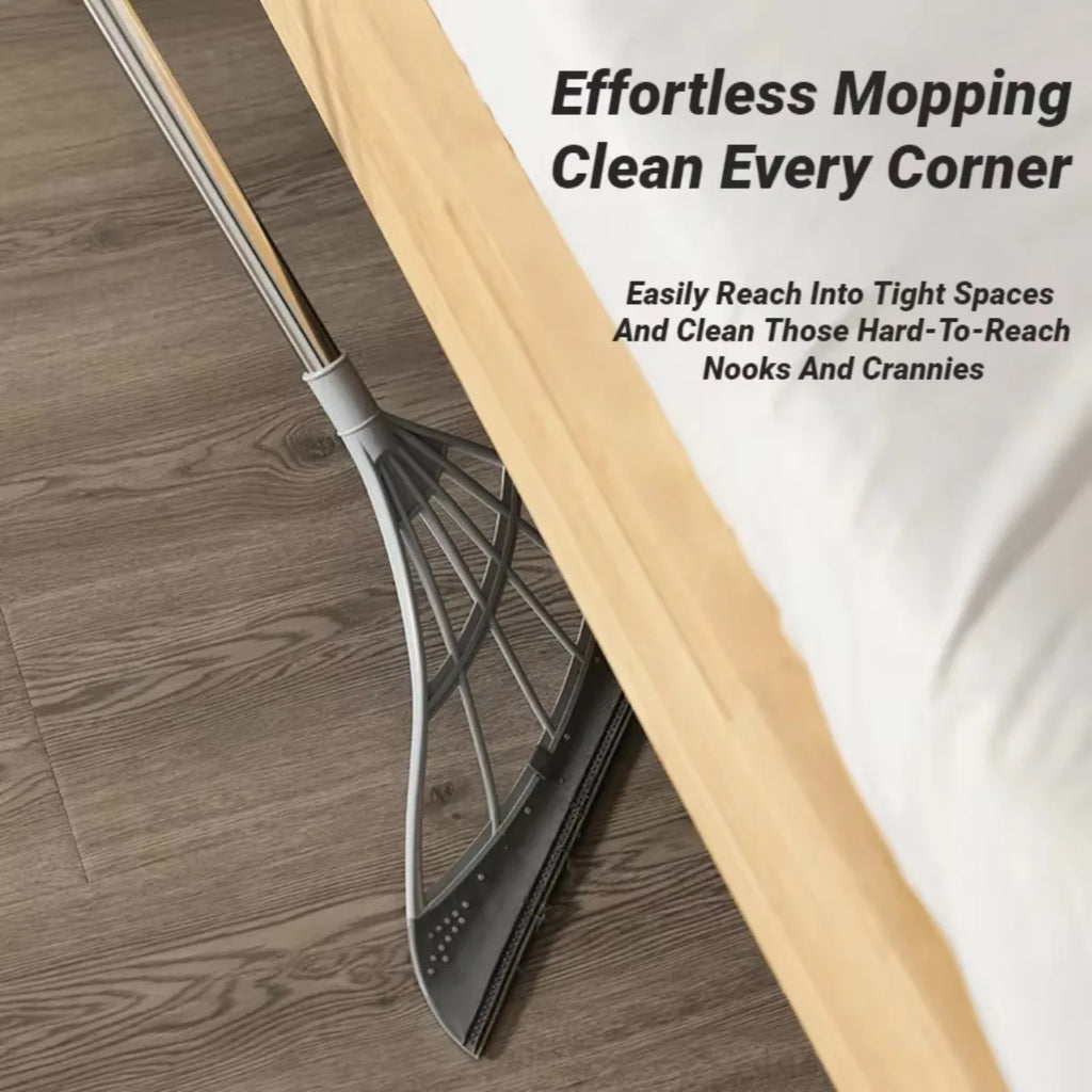 Silicone Magic Broom Floor Squeegee & Glass Scraper Tool