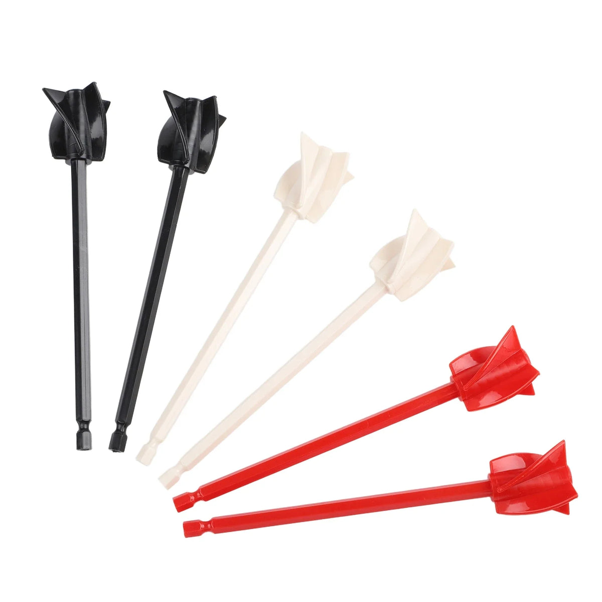 DAZZLEEX 8-Piece Epoxy Resin Mixer Drill Bits | Paint Mixing Rod
